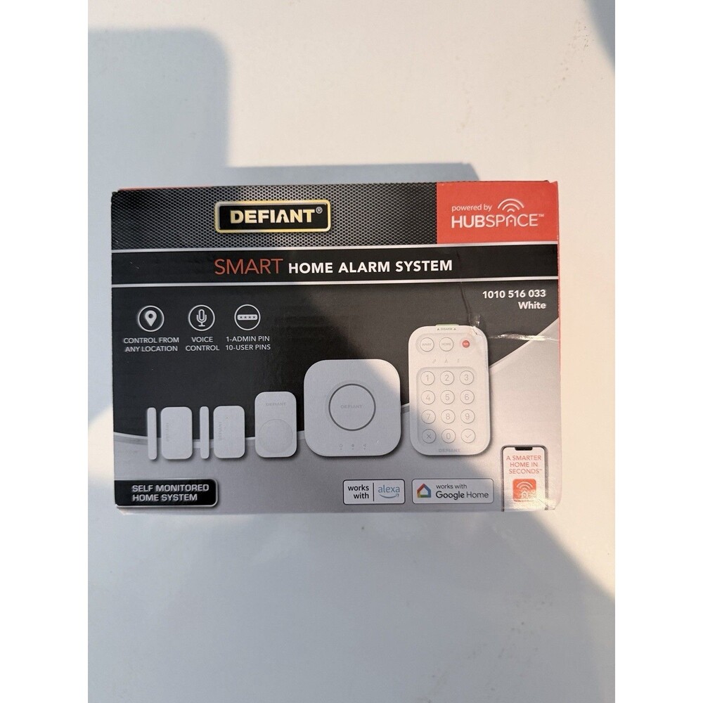 Defiant Wi‑Fi Voice Control Smart Alarm Complete System 8-Zone 1010 516 033